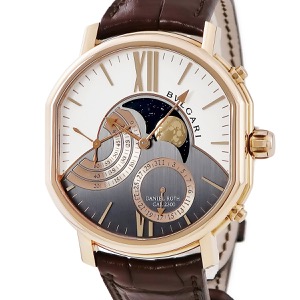 ブルガリ ダニエルロート グランドリューン 101845 BRRP46C14GLDMP K18PG無垢 ツートーン アシス 手巻き