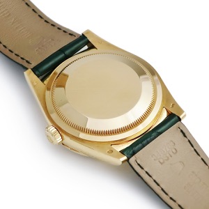 ロレックス デイデイト 36 118138 ランダム番 K18YG無垢 純正ダイヤ グリーン 緑 アラビア 自動巻き