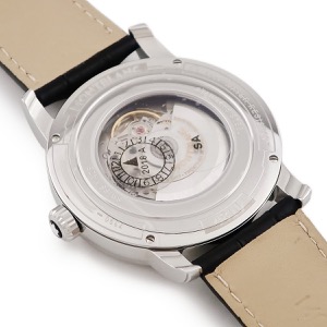 モンブラン 4810シリーズ MB114841 新品同様 デイト ギョウシェ バー ローマン シルバー 自動巻き