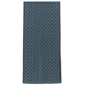 エルメス マフラー チェーン柄 カシミヤ グレー 青 バイカラー  中古