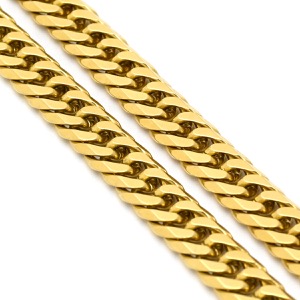 喜平 ネックレス K18 18金 50.2cm 50.4g 6面 ダブル Ｗ K18YG ゴールド 造幣局検定マーク ※ショッピングローン対応していません  中古