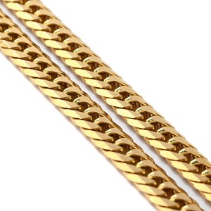 喜平 ネックレス K18 18金 50.2cm 30.3g 6面 ダブル Ｗ K18YG ゴールド 造幣局検定マーク ※ショッピングローン対応していません    中古