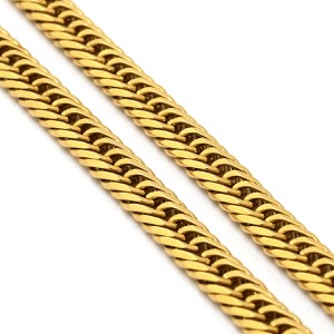 喜平 ネックレス K18 18金 50.5cm 20.0g 8面 トリプル K18YG ゴールド 造幣局検定マーク ※ショッピングローン対応していません   中古