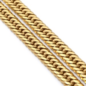 喜平 ネックレス K18 18金 50.7cm 50.2g 12面 トリプル K18YG ゴールド 造幣局検定マーク ※ショッピングローン対応していません  中古
