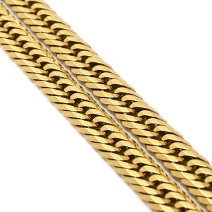 喜平 ネックレス K18 18金 51.2cm 49.8g 12面 トリプル K18YG ゴールド 造幣局検定マーク ※ショッピングローン対応していません  中古