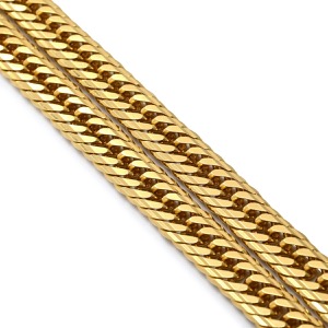 喜平 ネックレス K18 18金 50cm 50.3g 16面 トリプル K18YG ゴールド 造幣局検定マーク ※ショッピングローン対応していません  中古