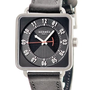 エルメス カレ アッシュ 38mm TI2.710 W045777WW00 ブラック 黒 アラビア スクエア 自動巻き
