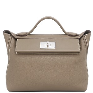 エルメス 2WAYバッグ サック ヴァンキャトル 24/24 トゴ グレー グレージュ ショルダー  中古