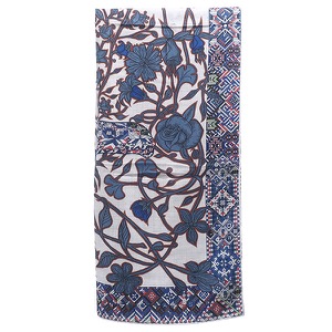 エルメス ストール カレ140 カレジェアン カシミヤ ブルー未使用 【LE JAGUAR ET LE COLIB/ジャガーとハチドリのデザイン】  中古