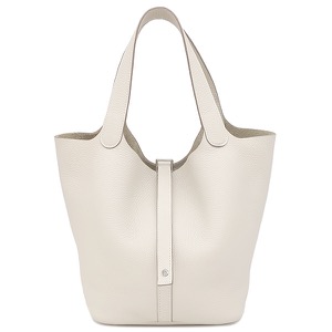 エルメス ハンドバッグ ピコタンロック MM  トリヨンクレマンス ホワイト オフホワイト  中古