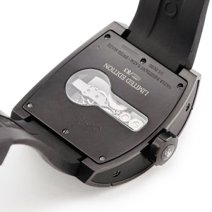 コルム ティーブリッジ トゥールビヨン B022/00936 OH済 スケルトン ブラックPVD加工 トノウ 限定 手巻き