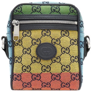 グッチ ショルダーバッグ GG ミニ  GGキャンバス マルチカラー 658659 中古