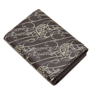 ベルルッティ 三つ折り財布 アカジュー トワル マルブフ ウォレット カーフ ブラウン 茶  106132529 中古