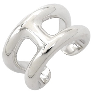 エルメス リング 指輪 オスモズPM シルバー925 シルバー #52(JP12) Hモチーフ AG925 SV925  中古