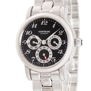 モンブラン マイスターシュティック 7018 M29105 GMT デイデイト ブラック 黒 トリチウム 自動巻き