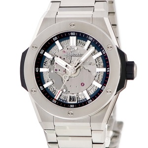 ウブロ ビッグバン インテグレーテッド タイムオンリー チタニウム 456.NX.0170.NX デイト 自動巻き