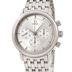 オメガ デ ヴィル プレステージ クロノグラフ 4540.31 シルバー スモールセコンド 手巻き