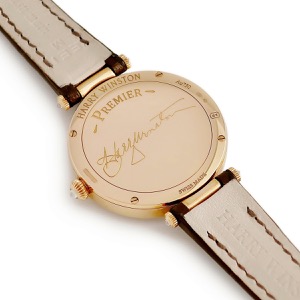 ハリーウィンストン プルミエール 31mm PRNQHM31RR001 K18RG無垢 純正ダイヤ シェル バー クオーツ