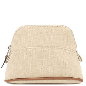 エルメス ポーチ ボリードポーチ ミニミニ コットン ベージュ未使用 オフホワイト  H104772M 01 中古