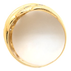 リング 指輪 ダイヤ リング K18YG ゴールド Au750 18K 18金 ダイヤモンド  中古