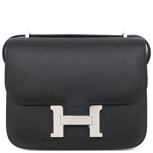 エルメス ショルダーバッグ コンスタンスミニ 3 ヴォーエプソン ブラック 黒  中古