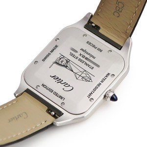 カルティエ サントス デュモン LM W2SA0025 K18PG×SS コンビ ギョウシェ アラビア 限定 手巻き