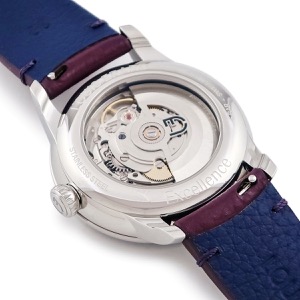 ルイ・エラール エクセレンス スモールセコンド カラーダイアル LE34248AA06BVA142 未使用 パープル 自動巻き