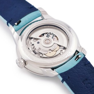 ルイ・エラール エクセレンス スモールセコンド カラーダイアル LE34248AA08BVA141 未使用 水色 自動巻き