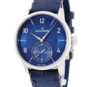 ルイ・エラール エクセレンス スモールセコンド カラーダイアル LE34248AA05BVA134 未使用 青 自動巻き