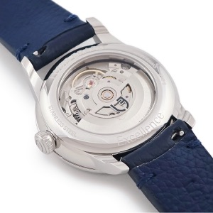 ルイ・エラール エクセレンス スモールセコンド カラーダイアル LE34248AA05BVA134 未使用 青 自動巻き