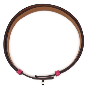 エルメス ベルト ケリー 18 ヴォーエプソン ピンク ターンロック金具 スライド調節 中古