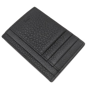 フェンディ カードケース ロゴ カードホルダー レザー ブラック 黒 FF フラグメントケース コインケース  7M0310 中古