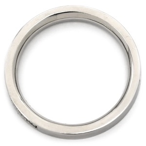 リング 指輪 ダイヤモンド リング 0.317ct Pt900 シルバー プラチナム ダイヤ 一文字 パヴェ ラウンドブリリアントカット 中古