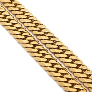 喜平 ネックレス K18 18金 50.3cm 101.4g 6面 ダブル Ｗ K18YG ゴールド 大 造幣局検定マーク ※ショッピングローン対応していません    中古