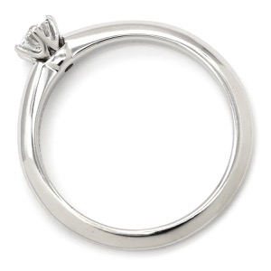 ティファニー リング 指輪 ソリティア Pt950 シルバー T&Co. プラチナム 1P 1石 1粒 ダイヤ 6本立爪 エンゲージ ブライダル ブリリアント  中古