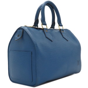 ルイヴィトン ハンドバッグ スピーディ25 エピレザー ブルー 青 ボストンバッグ   M43015 中古