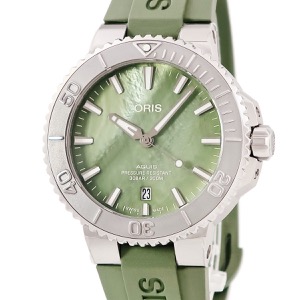 オリス アクイス デイト ニューヨークハーバー リミテッド 01 733 7766 4187 新品同様 シェル 限定 自動巻き