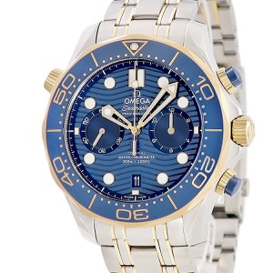 オメガ シーマスター ダイバー 300M クロノグラフ 44MM 210.20.44.51.03.001 未使用 K18YG×SS コンビ 自動巻き