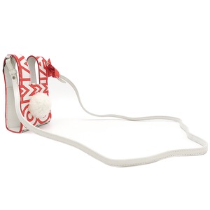 フェンディ ショルダーバッグ BUSTINA BUNNY レザー レッド マークジェイコブス コラボ バニー ウサギ 赤 白  7AS169 中古