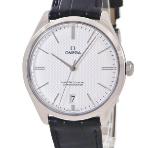 オメガ デ ヴィル トレゾア マスターコーアクシャル 432.53.40.21.02.004 OH済 K18WG無垢 クル ド パリ 手巻き