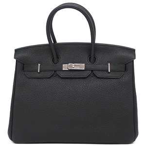 エルメス ハンドバッグ バーキン35 トゴ ブラック 黒  中古