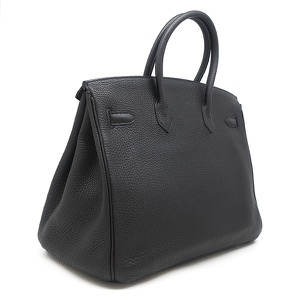 エルメス ハンドバッグ バーキン35 トゴ ブラック 黒  中古