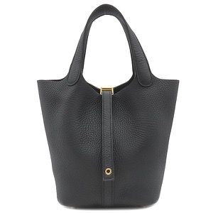 エルメス ハンドバッグ ピコタンロック PM トリヨンクレマンス ブラック 黒  中古