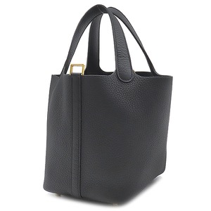 エルメス ハンドバッグ ピコタンロック PM トリヨンクレマンス ブラック 黒  中古