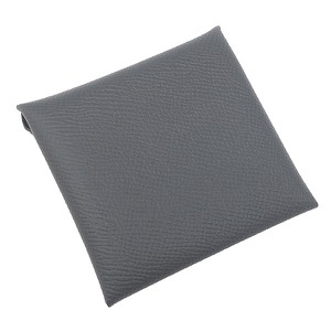 エルメス コインケース バスティア ヴォーエプソン グレー未使用 グレー  中古