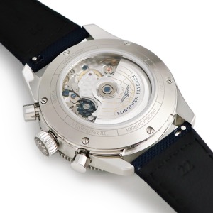 ロンジン スピリット フライバック L3.821.4.93.2 新品同様 ブルー サンレイ アラビア クロノグラフ 自動巻き