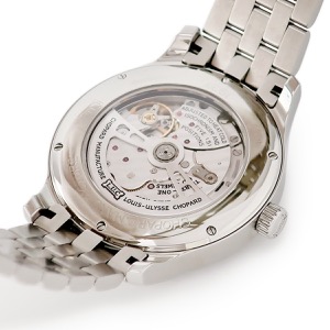 ショパール L.U.C 1937 クラシック 158558-3001 ローマン デイト シルバー クロノメーター 自動巻き