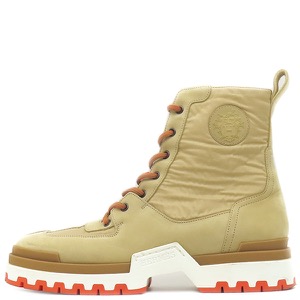 エルメス ブーツ グリップ アンクル ブーツ ナイロン ベージュ #42 H231912Z 中古