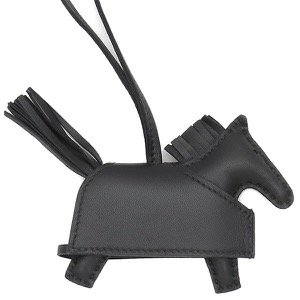 エルメス バッグチャーム ロデオ ロべオロックPM アニョーミロ ブラック 黒  中古