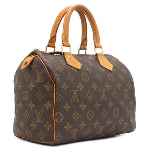 ルイヴィトン ハンドバッグ スピーディ 25 モノグラムキャンバス ブラウン 茶 ボストン M41528 中古